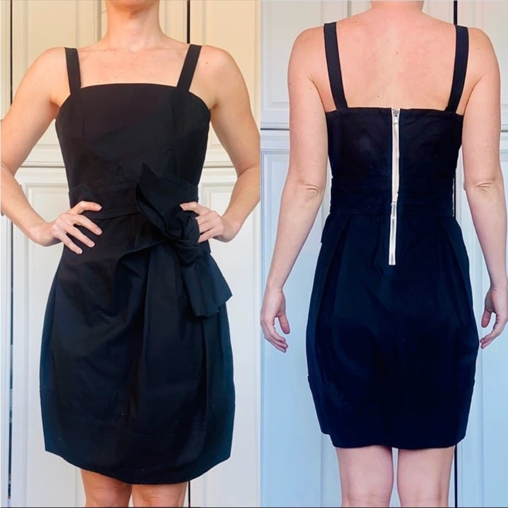 Marc by Marc Jacobs Black Bow Detail Cocktail Dress